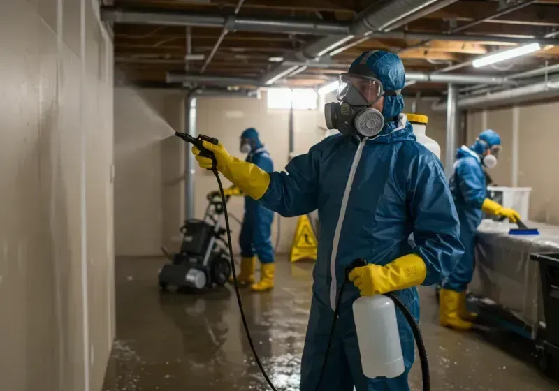 Basement Sanitization and Antimicrobial Treatment process in Haskell County, OK